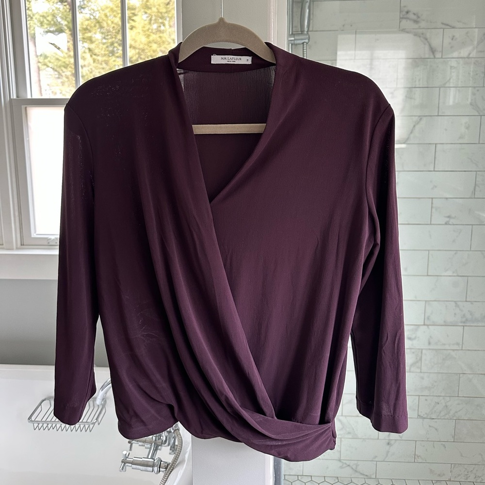 MM LaFleur Deneuve Top Medium Blackberry